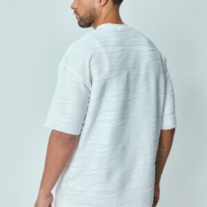 Ensemble blanc a motif – Image 3