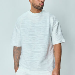 Ensemble blanc a motif – Image 2